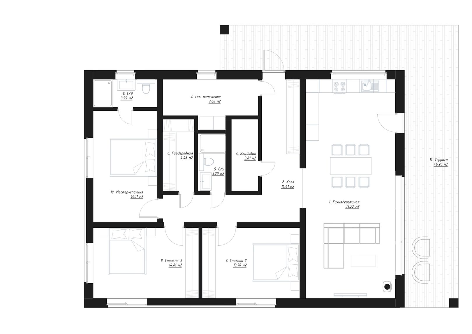 Проект частного дома Ульвик | Litwin House